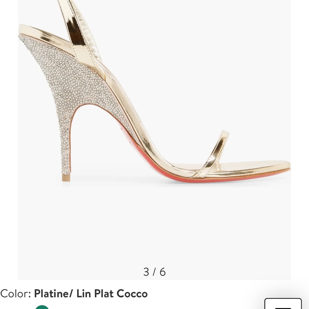 Christian Louboutin Arch Queen Crystal embellished sandals